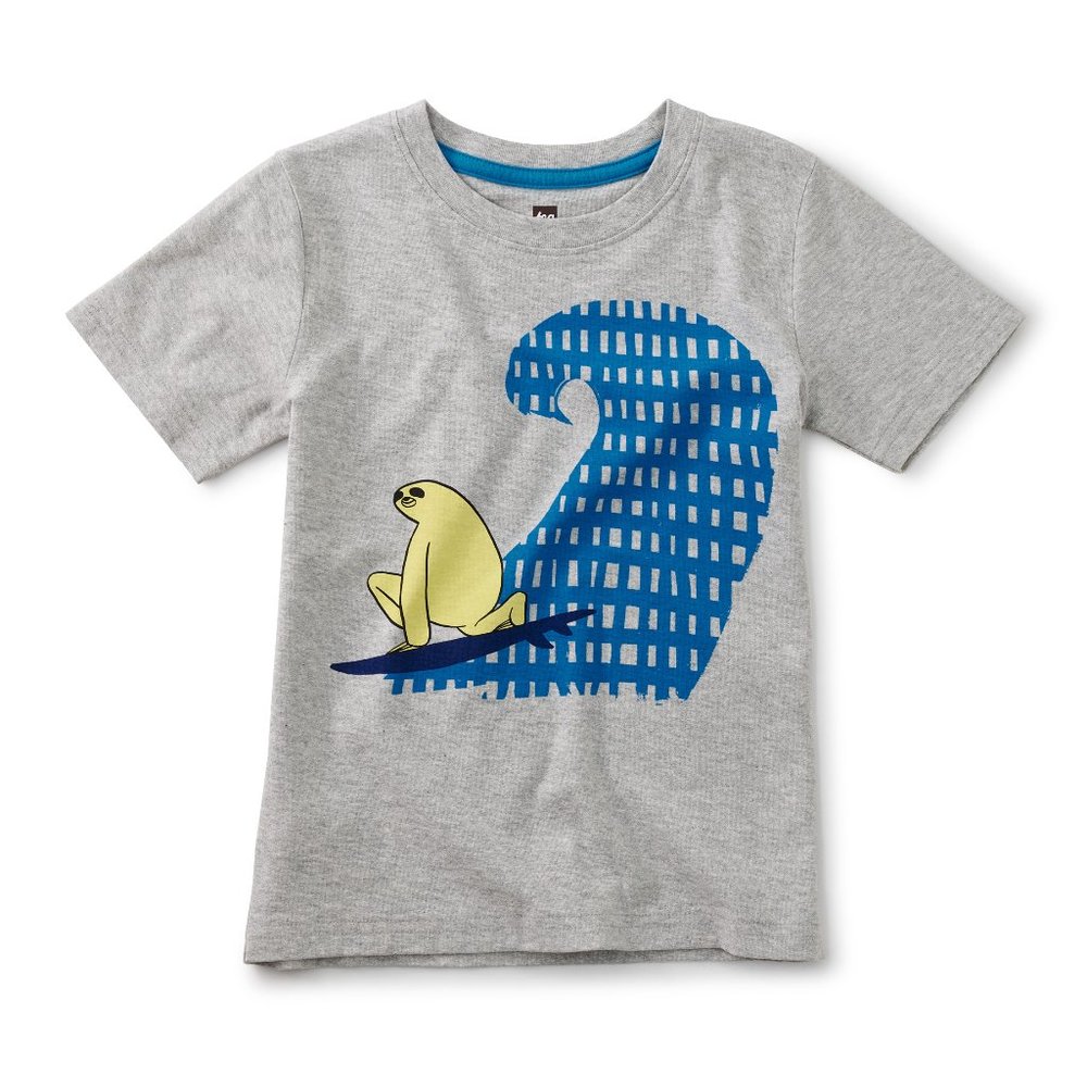 Tea Collection Sloth Soul Surfer Graphic Tee, 6